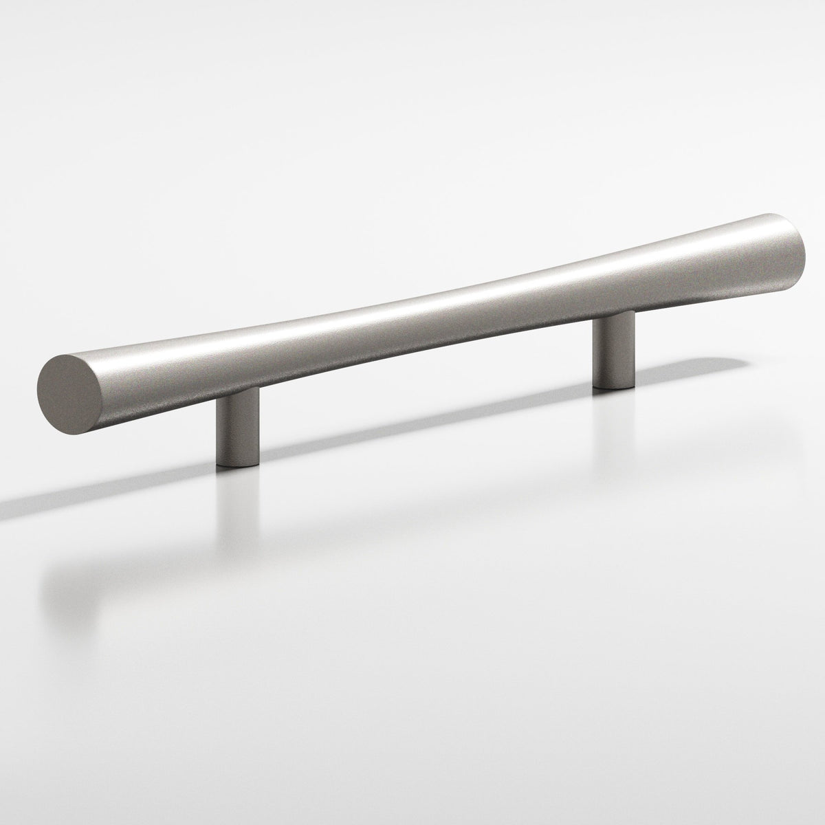 Colonial Bronze 238 Hourglass Pull with Straight Posts, 1 in Diameter - Frost Nickel™