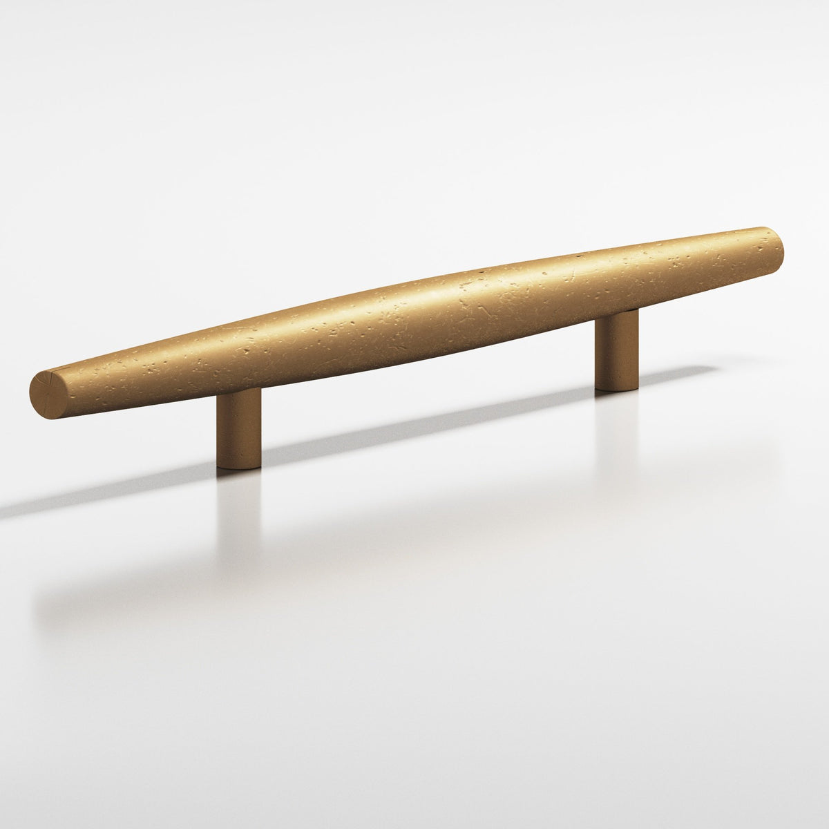 Colonial Bronze 239 Cigar Pull with Straight Posts, 1 in Diameter - Distressed Light Statuary Bronze