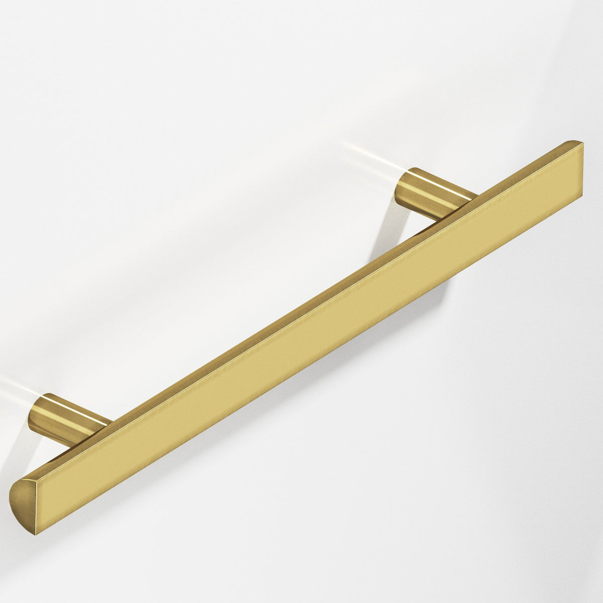 Colonial Bronze 257 Half-Round Pull with Straight Posts, 1 in Diameter - Antique Bronze