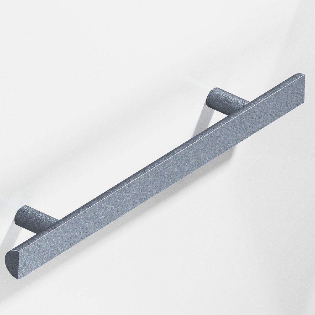 Colonial Bronze 257 Half-Round Pull with Straight Posts, 1 in Diameter - Frost Chrome™