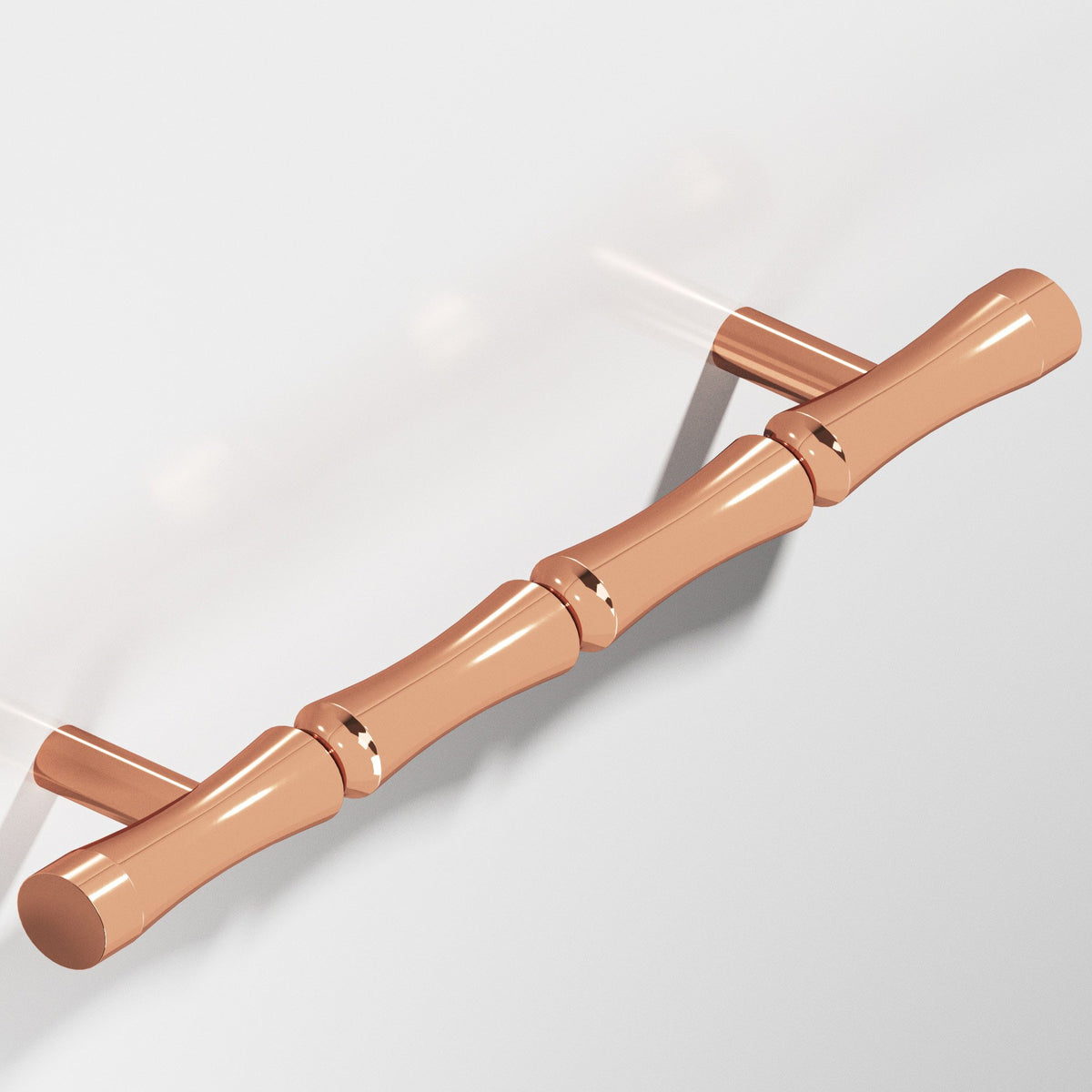 Colonial Bronze 262 Bamboo Pull with Straight Posts - Polished Copper
