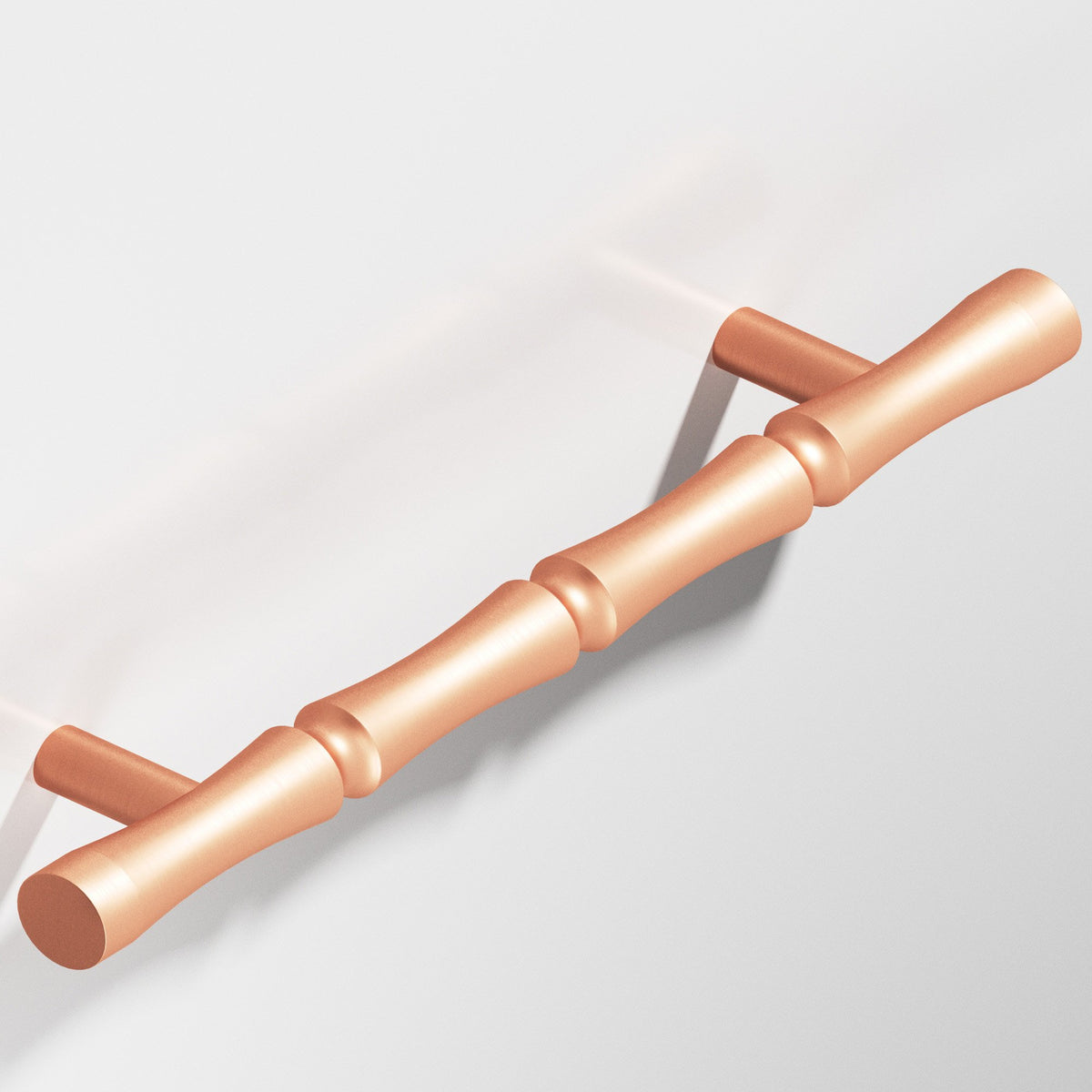 Colonial Bronze 260 Bamboo Pull with Straight Posts - Matte Satin Copper