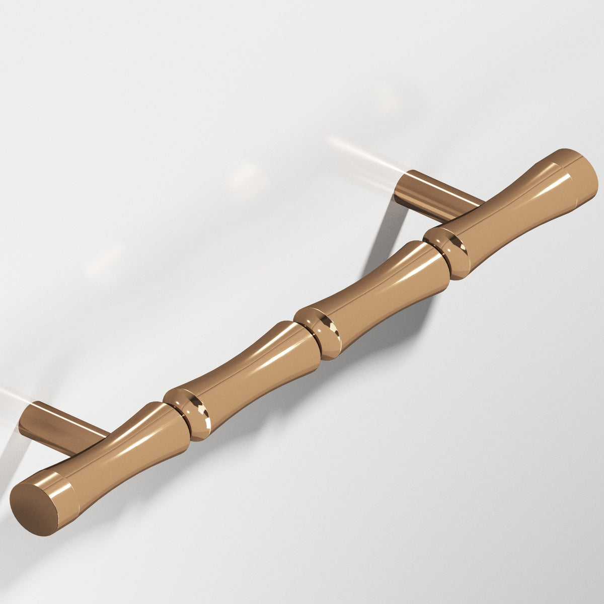 Colonial Bronze 262 Bamboo Pull with Straight Posts - Polished Bronze