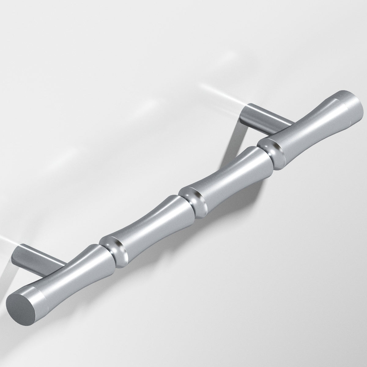 Colonial Bronze 260 Bamboo Pull with Straight Posts - Satin Chrome