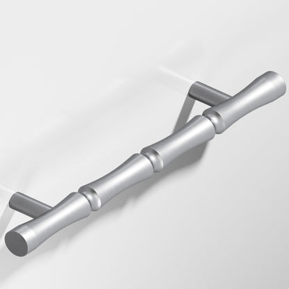 Colonial Bronze 262 Bamboo Pull with Straight Posts - Matte Satin Chrome