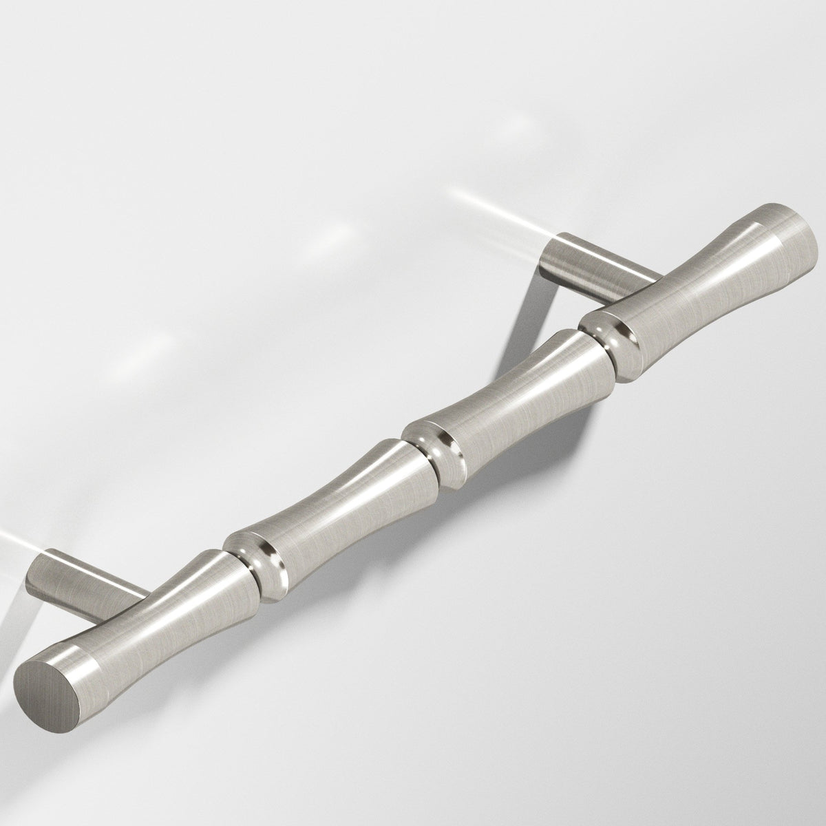 Colonial Bronze 260 Bamboo Pull with Straight Posts - Satin Nickel