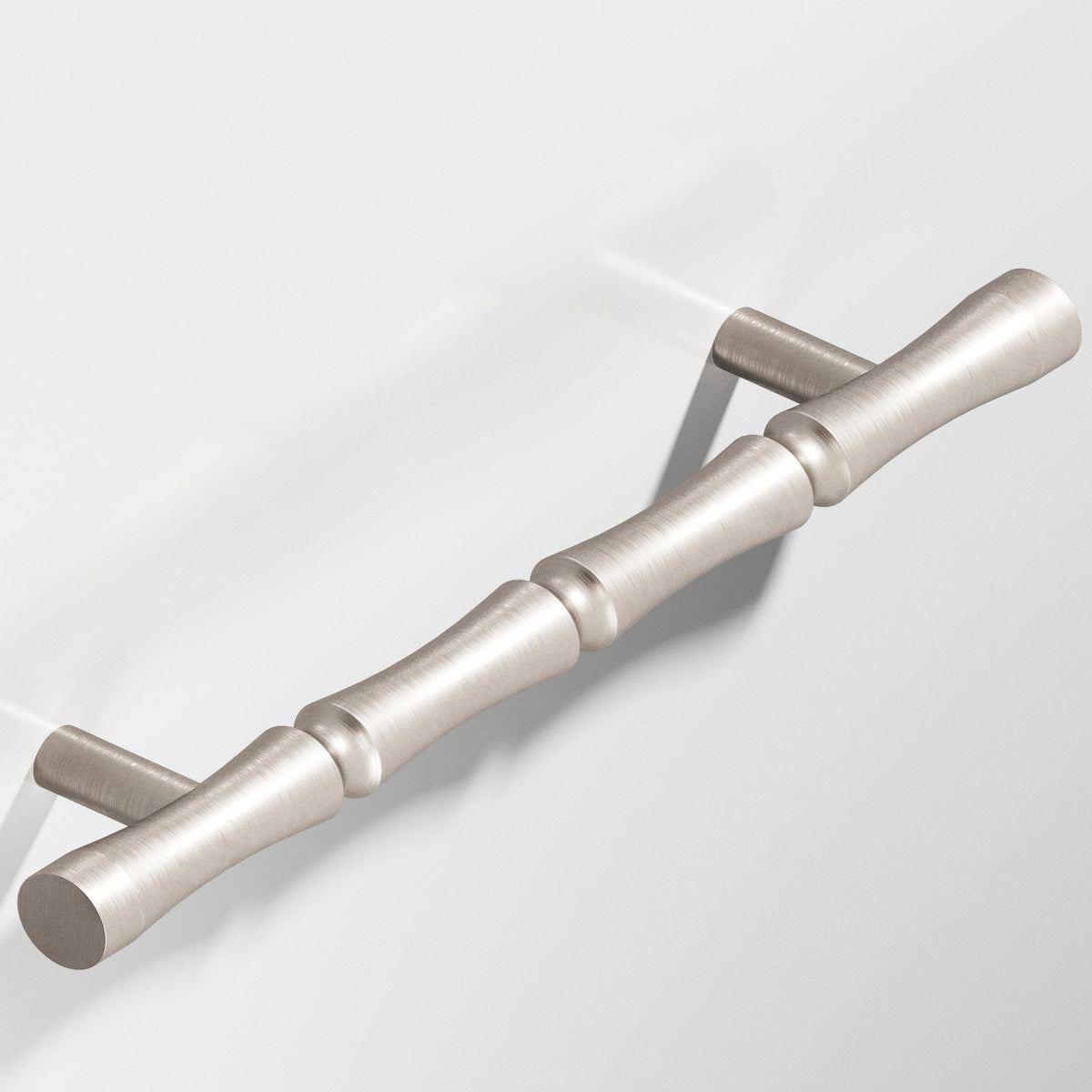 Colonial Bronze 260 Bamboo Pull with Straight Posts - Matte Satin Nickel