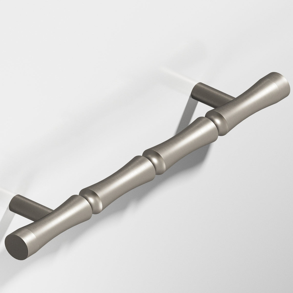 Colonial Bronze 262 Bamboo Pull with Straight Posts - Matte Pewter