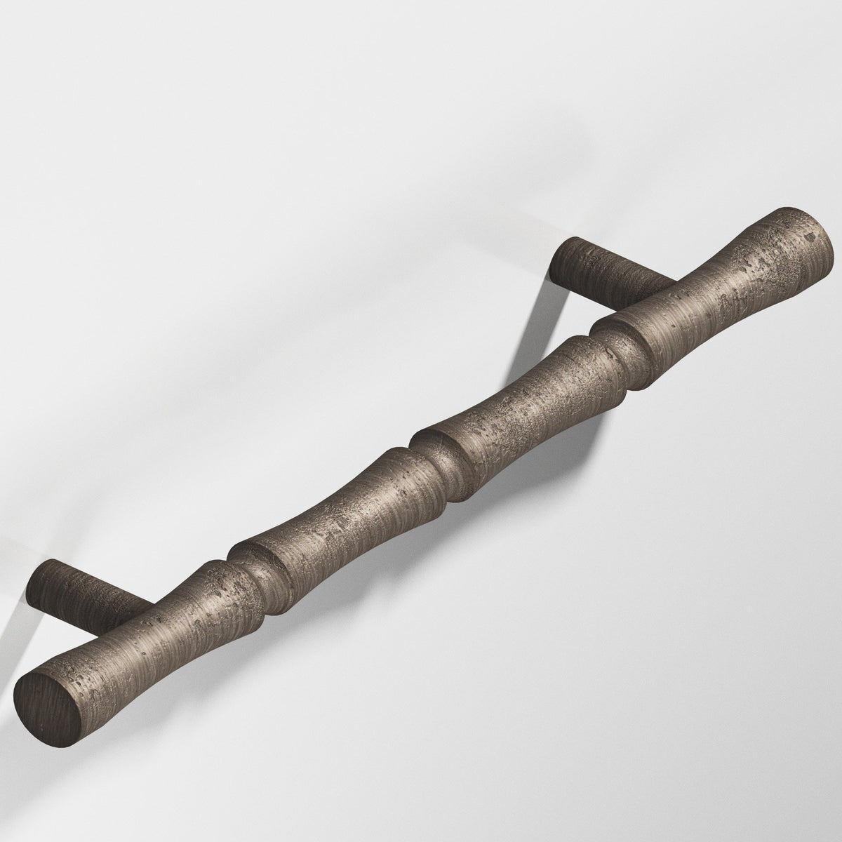 Colonial Bronze 262 Bamboo Pull with Straight Posts - Distressed Pewter