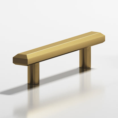 Colonial Bronze 275 Rectangular Beveled Pull with Straight Posts, 1-1/4 x 1/2 in