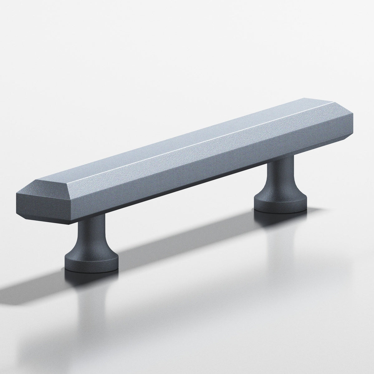 Colonial Bronze 273 Rectangular Beveled Pull with Flared Posts, 3/4 x 1/2 in - Frost Chrome™