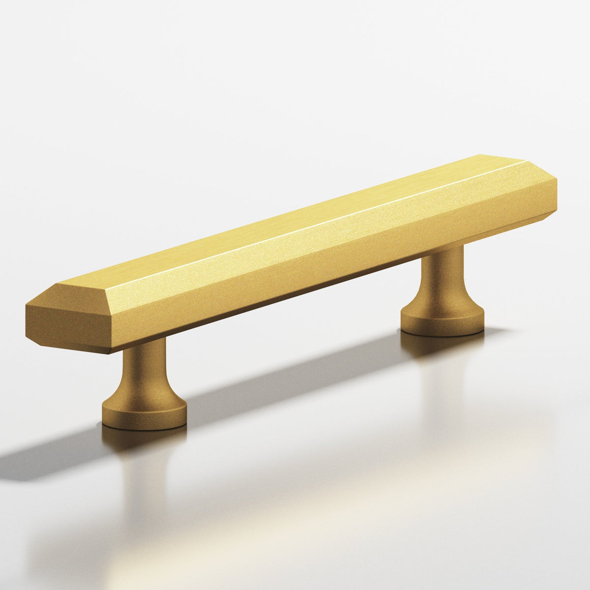Colonial Bronze 272 Rectangular Beveled Pull with Flared Posts, 3/4 x 3/8 in - Frost Brass™