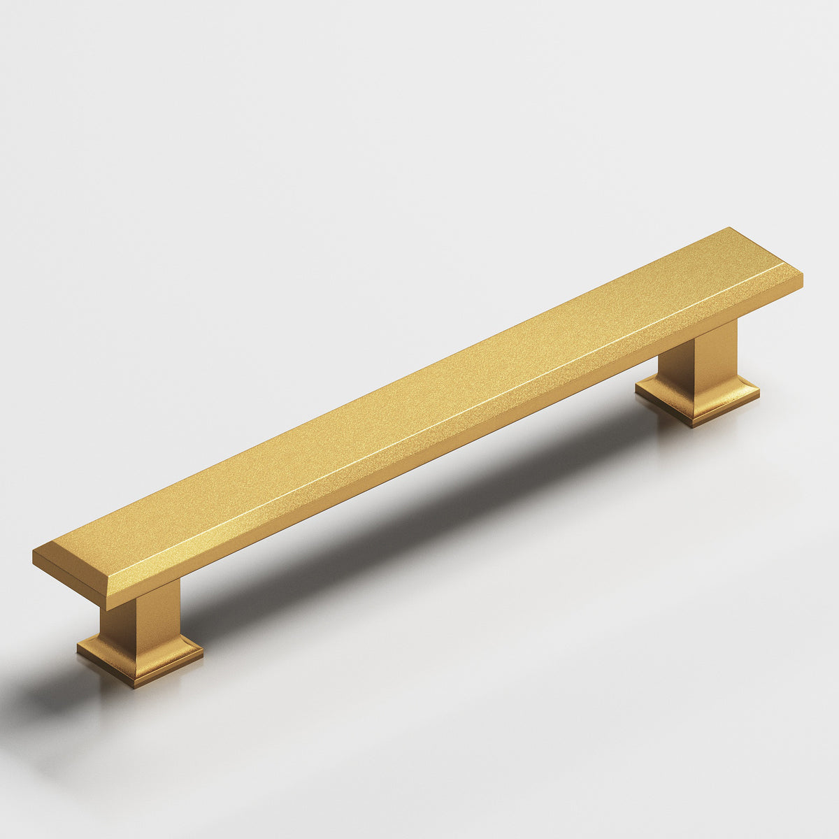 Colonial Bronze 279 Square Beveled Appliance Pull with Flared Square Posts - Frost Brass™