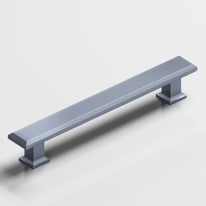 Colonial Bronze 274 Square Beveled Pull with Flared Square Posts - Frost Chrome™