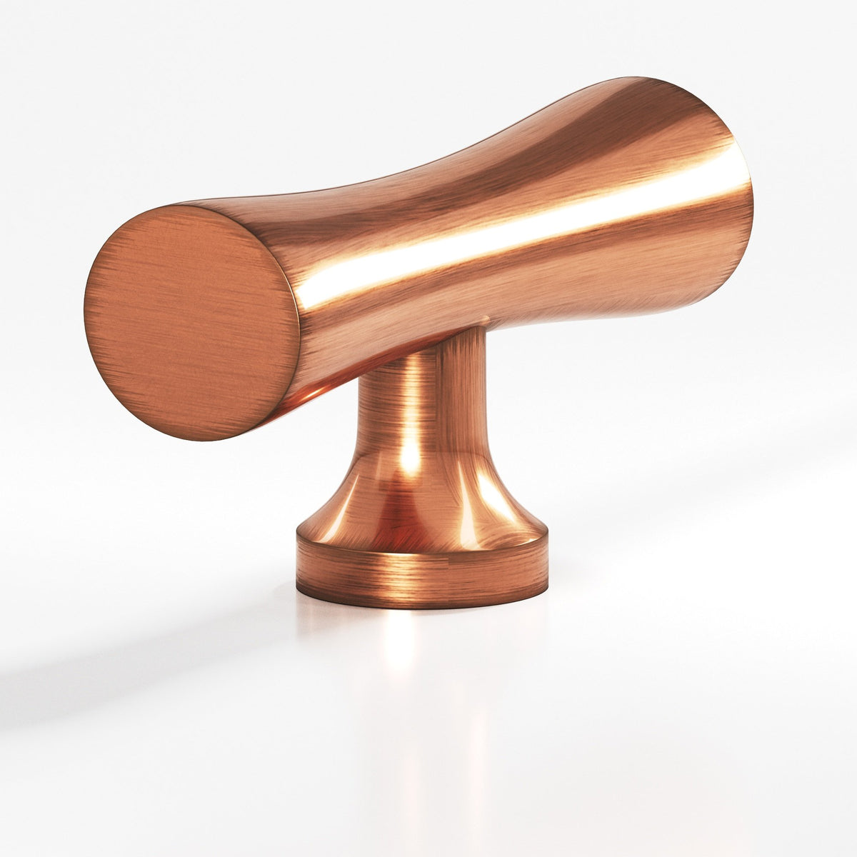 Colonial Bronze 290 Hourglass T-Knob, 2 in - Antique Copper