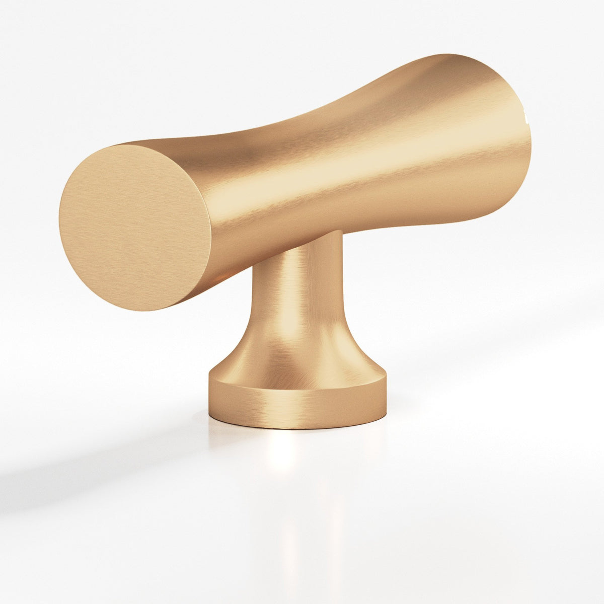 Colonial Bronze 290 Hourglass T-Knob, 2 in - Matte Satin Bronze