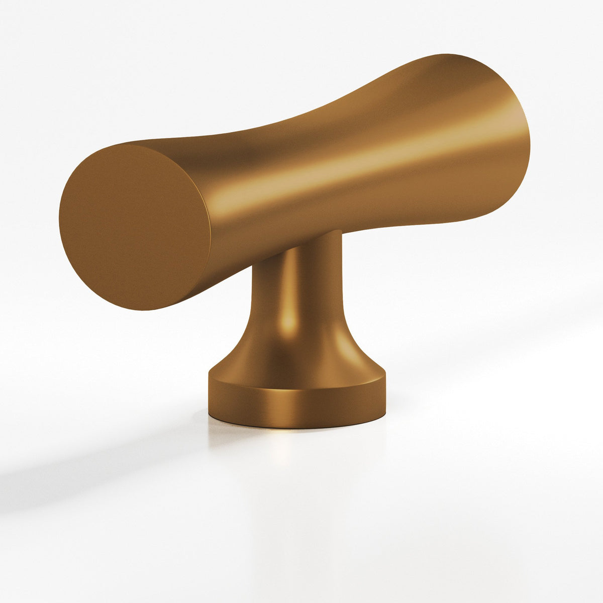 Colonial Bronze 290 Hourglass T-Knob, 2 in - Matte Light Statuary Bronze