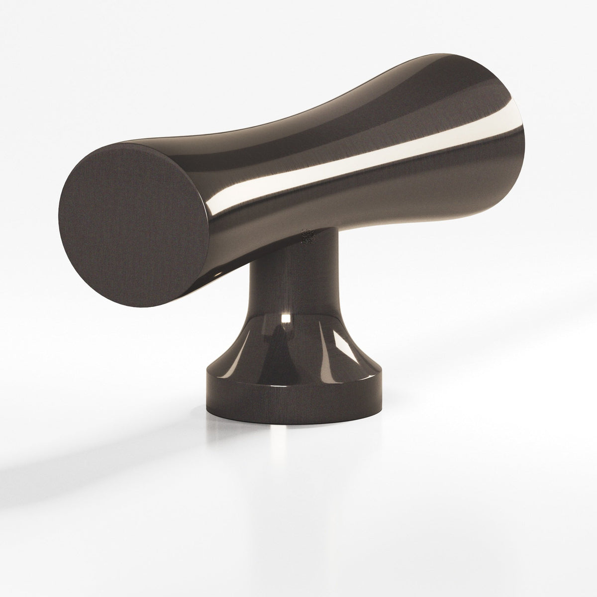 Colonial Bronze 290 Hourglass T-Knob, 2 in - Dark Statuary Bronze