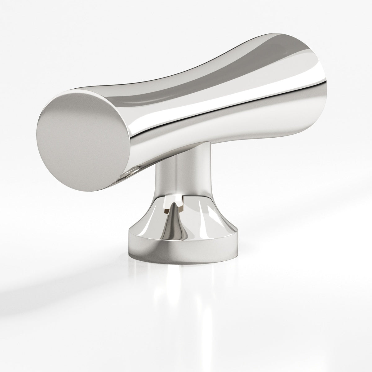 Colonial Bronze 290 Hourglass T-Knob, 2 in - Polished Nickel