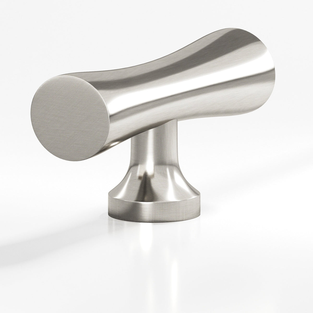 Colonial Bronze 290 Hourglass T-Knob, 2 in - Satin Nickel