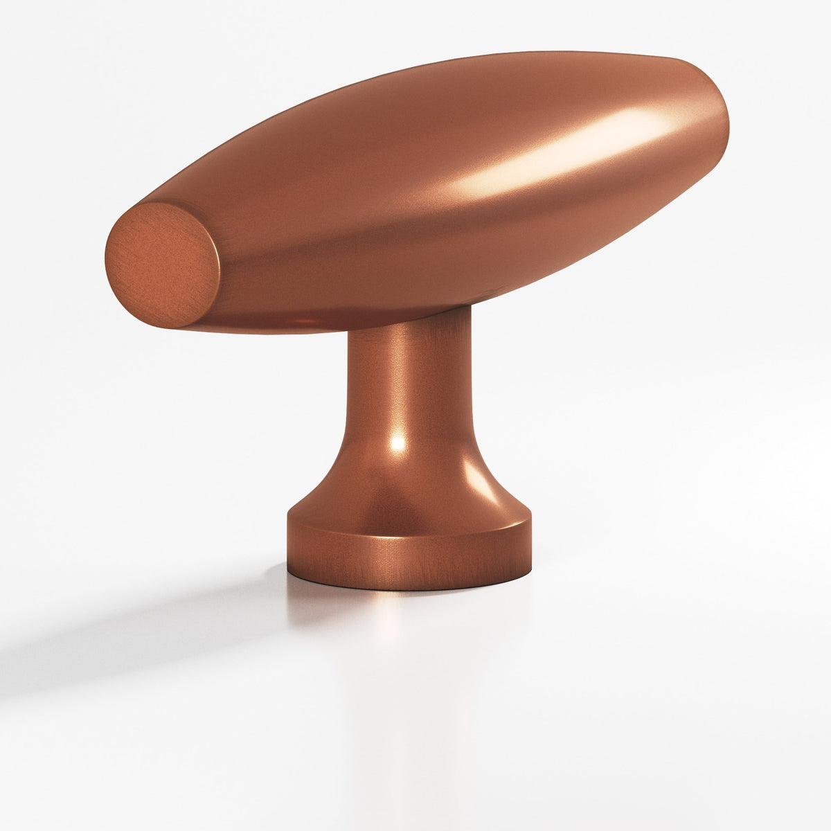 Colonial Bronze 291 Cigar T-Knob, 2 in - Matte Antique Copper