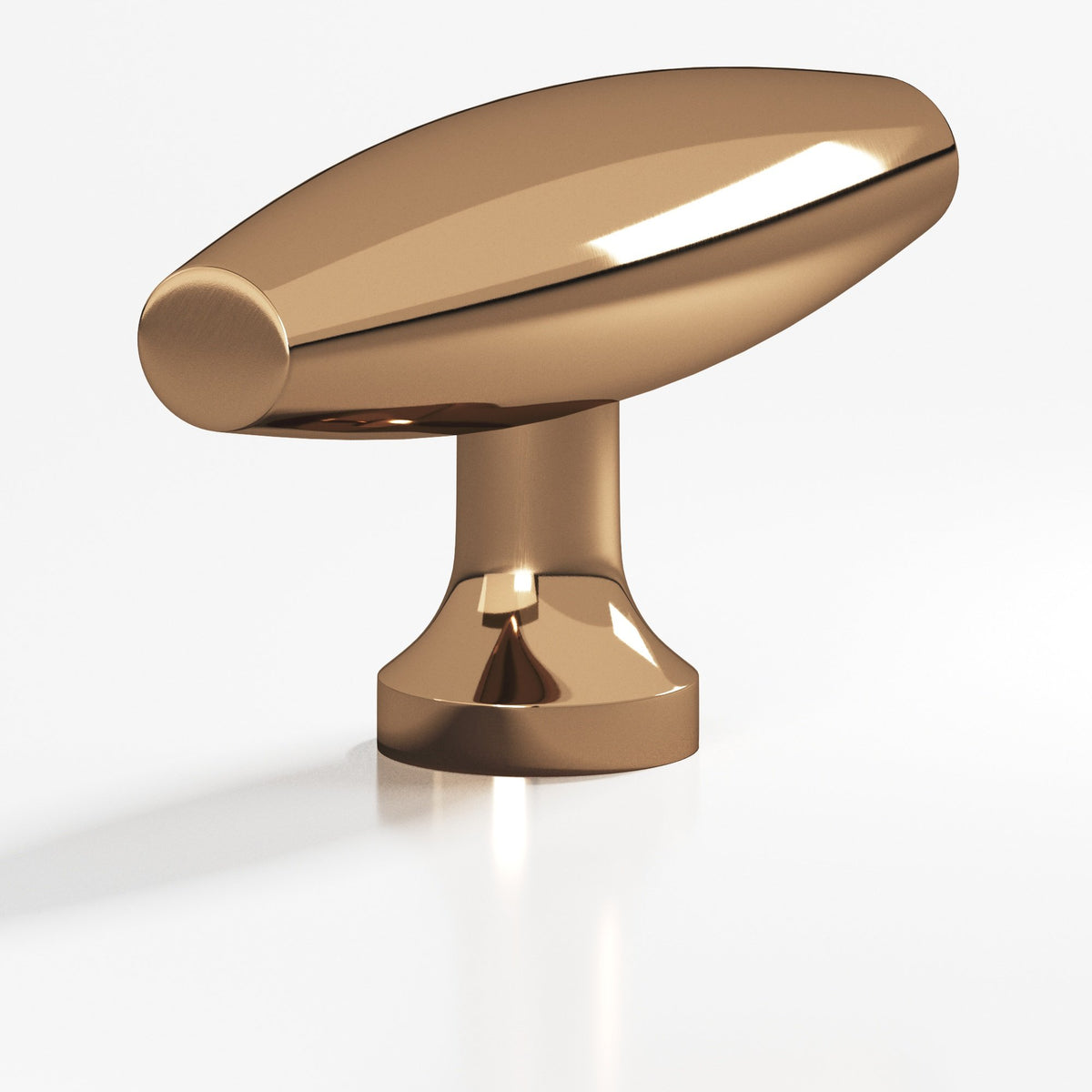 Colonial Bronze 291 Cigar T-Knob, 2 in - Polished Bronze