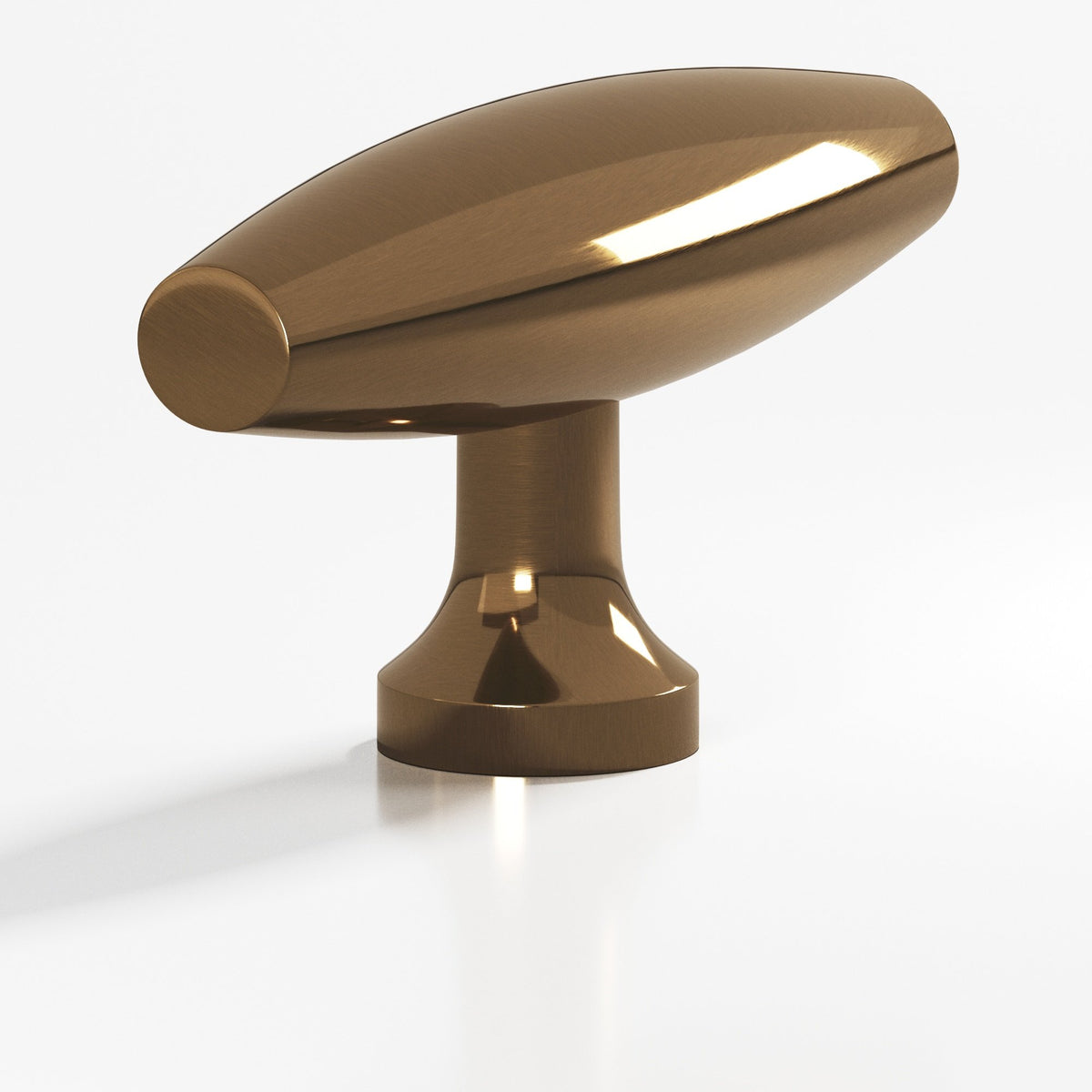 Colonial Bronze 291 Cigar T-Knob, 2 in - Light Statuary Bronze