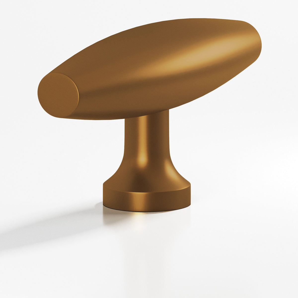 Colonial Bronze 291 Cigar T-Knob, 2 in - Matte Light Statuary Bronze