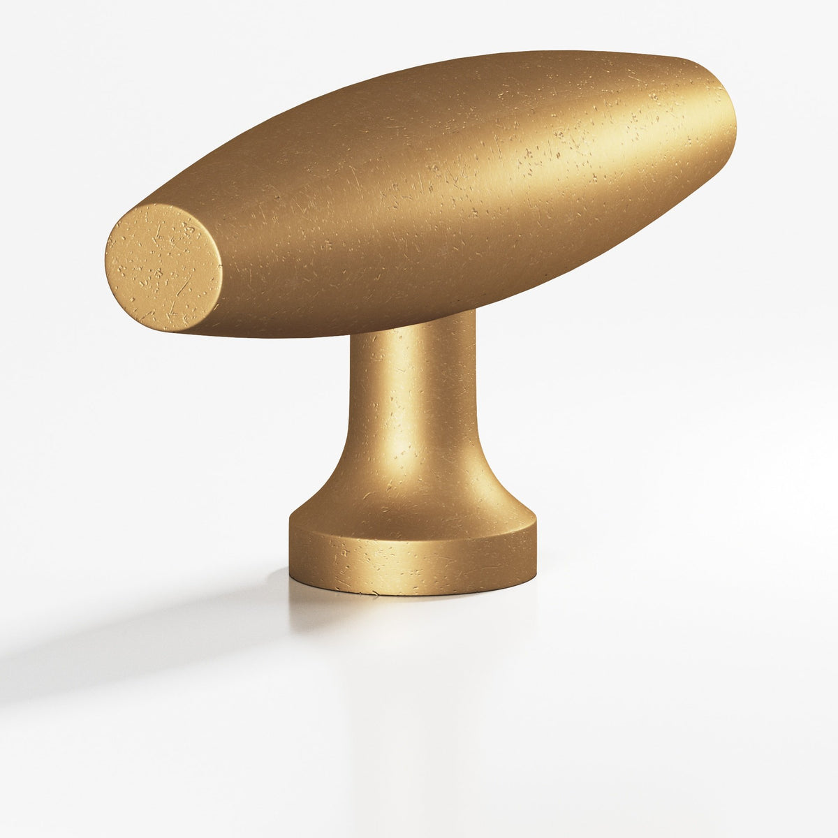 Colonial Bronze 291 Cigar T-Knob, 2 in - Distressed Light Statuary Bronze