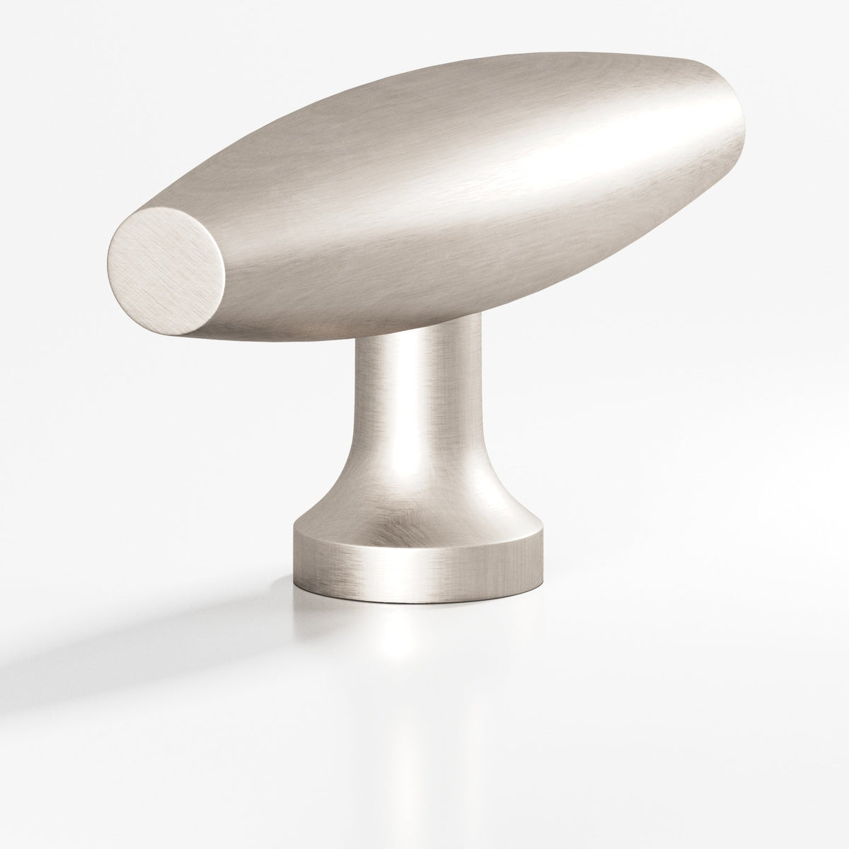 Colonial Bronze 291 Cigar T-Knob, 2 in - Matte Satin Nickel
