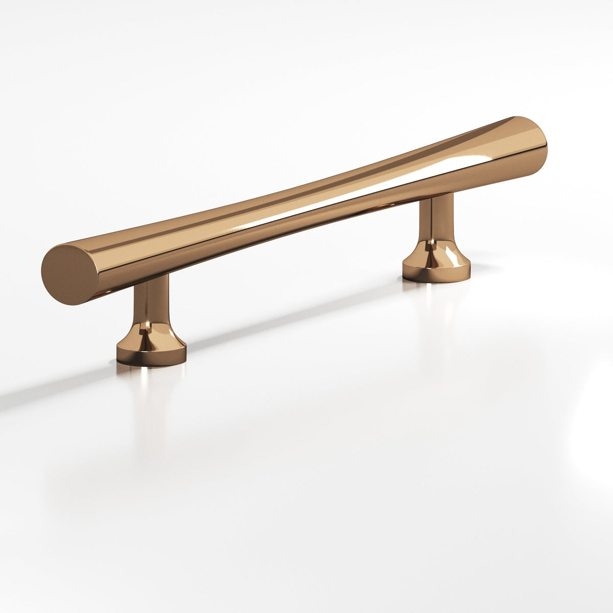 Colonial Bronze 292 Hourglass Pull with Flared Posts, 3/4 in Diameter - Polished Bronze