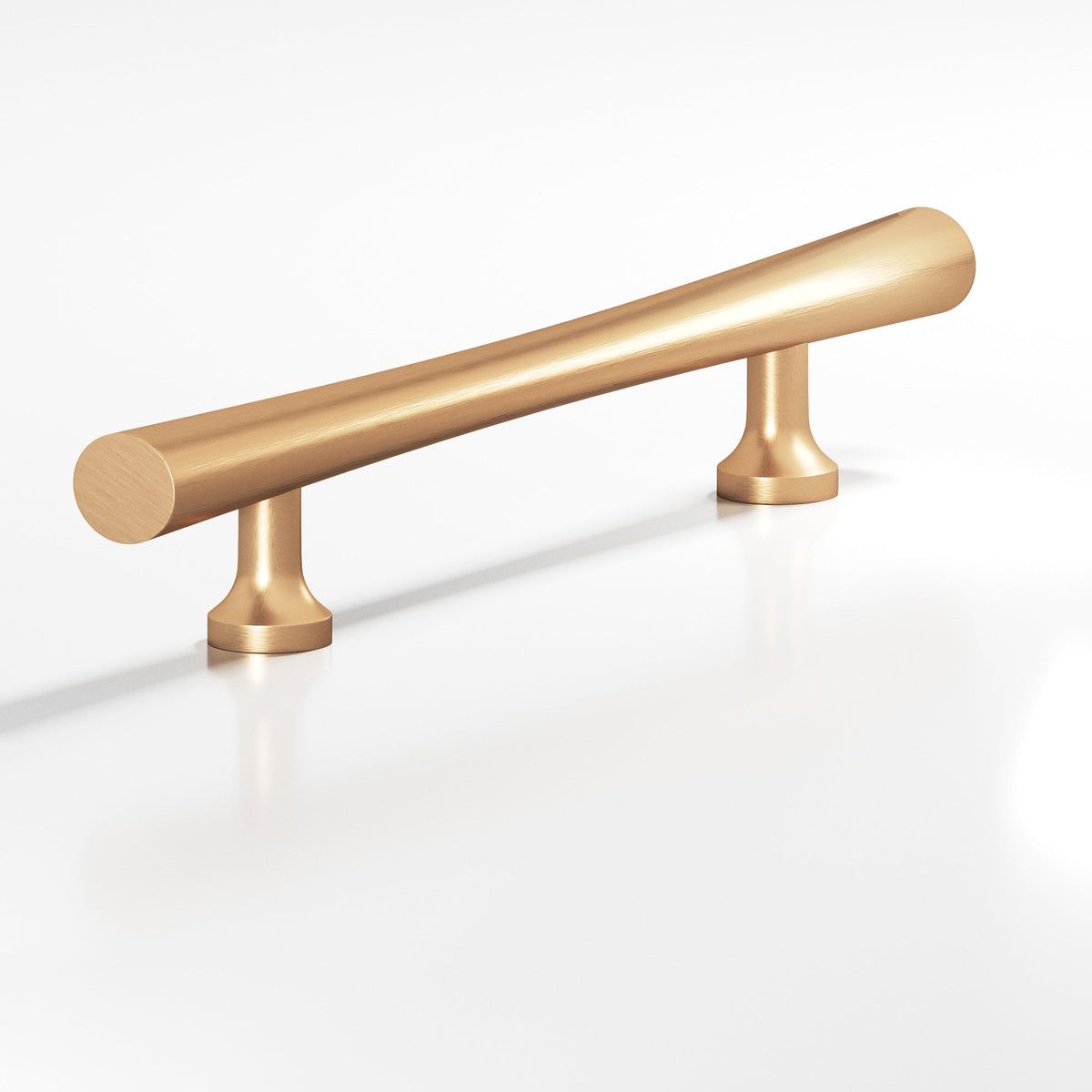 Colonial Bronze 292 Hourglass Pull with Flared Posts, 3/4 in Diameter - Matte Satin Bronze