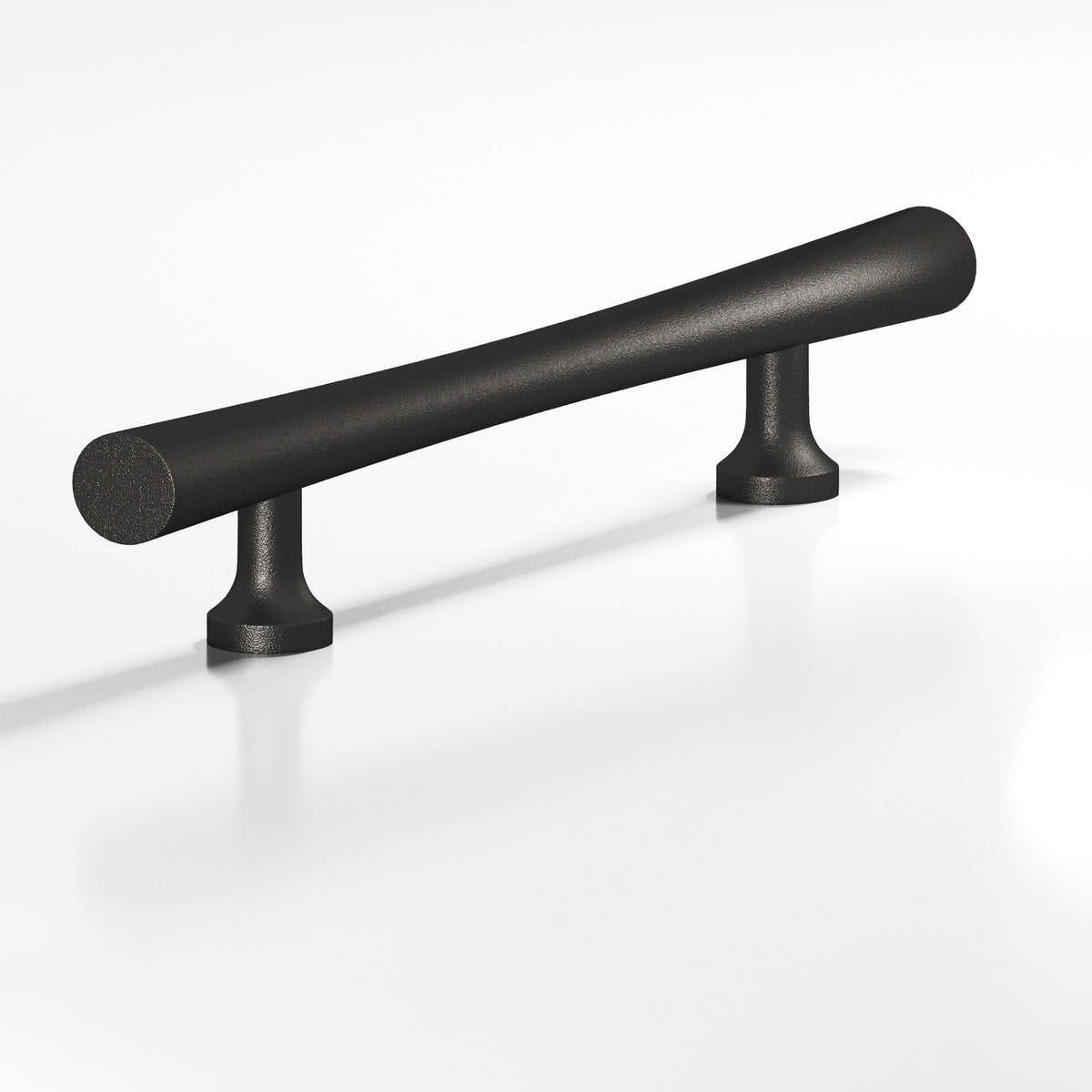 Colonial Bronze 292 Hourglass Pull with Flared Posts, 3/4 in Diameter - Frost Black™