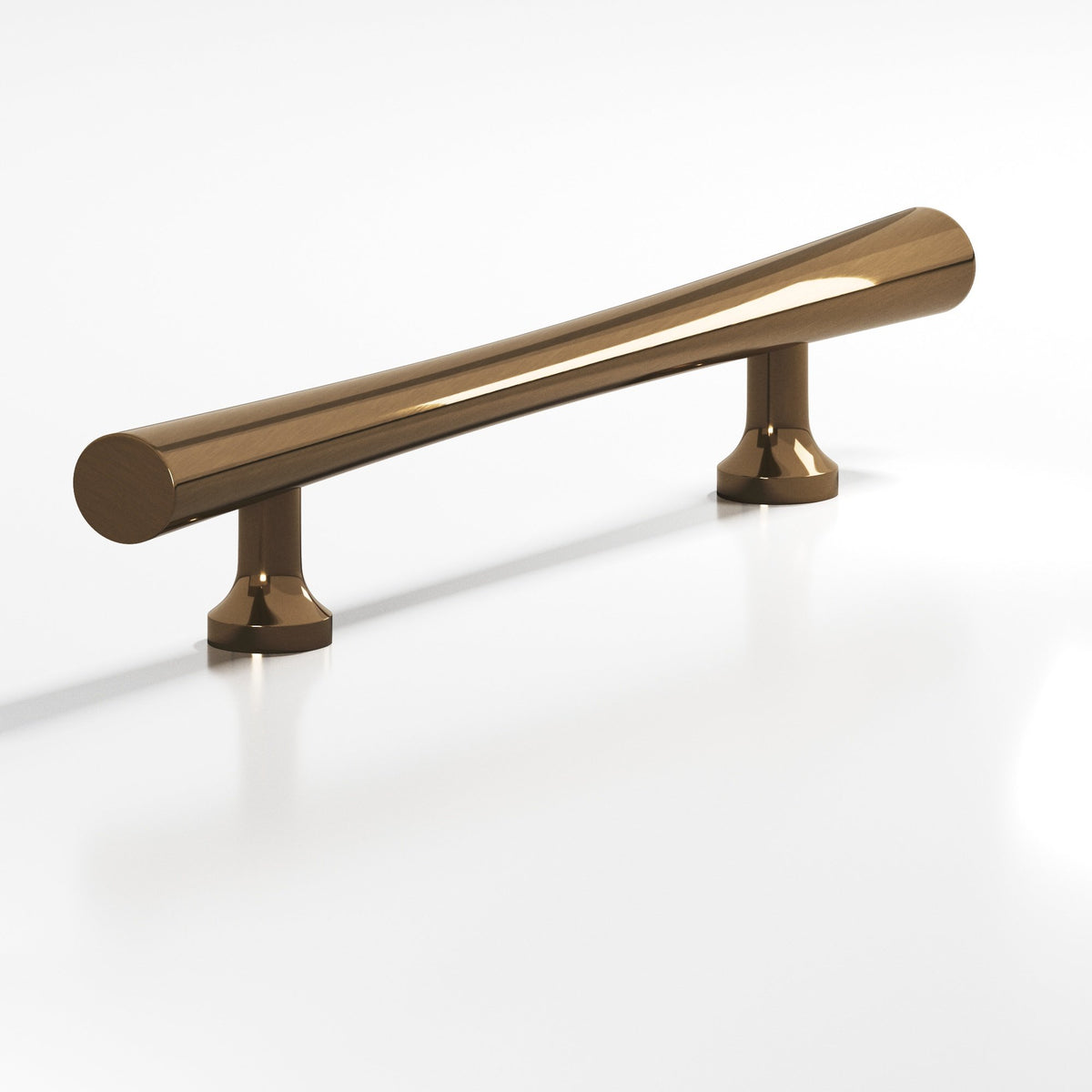 Colonial Bronze 292 Hourglass Pull with Flared Posts, 3/4 in Diameter - Light Statuary Bronze