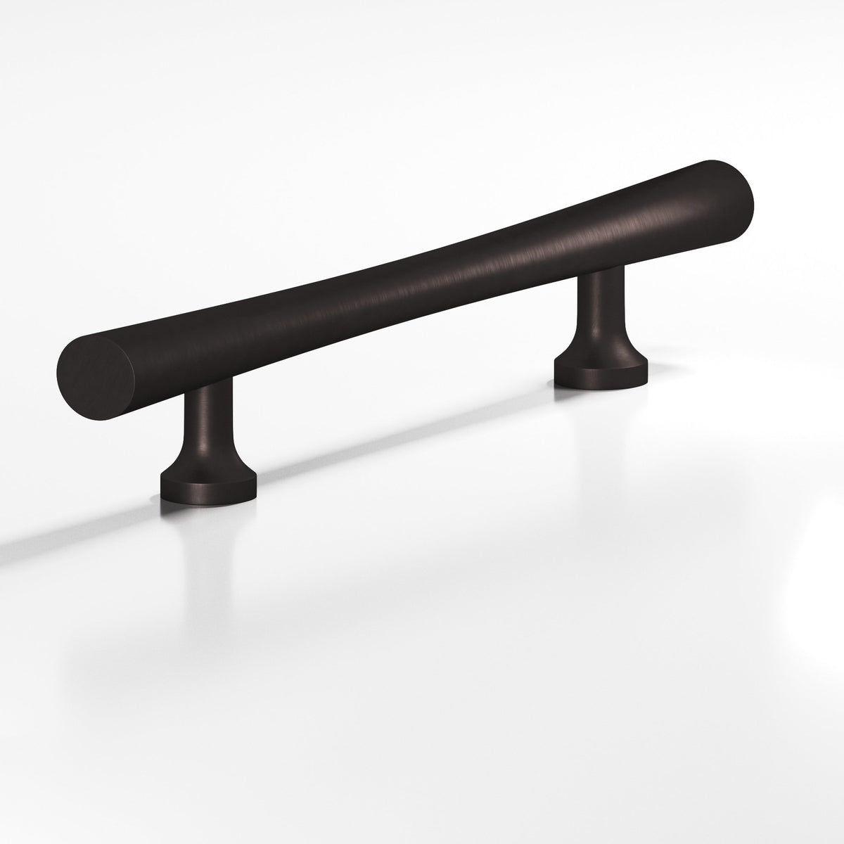Colonial Bronze 292 Hourglass Pull with Flared Posts, 3/4 in Diameter - Matte Dark Statuary Bronze