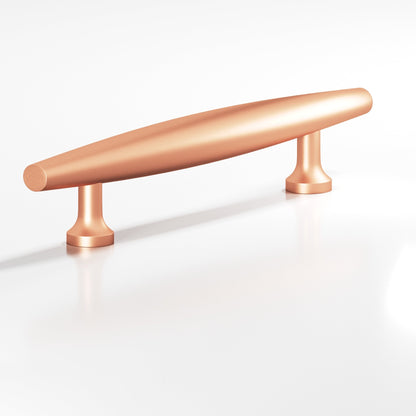 Colonial Bronze 297 Cigar Pull with Flared Posts, 1 in Diameter - Matte Satin Copper