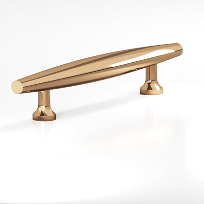 Colonial Bronze 295 Cigar Pull with Flared Posts, 1-1/4 in Diameter - Polished Bronze