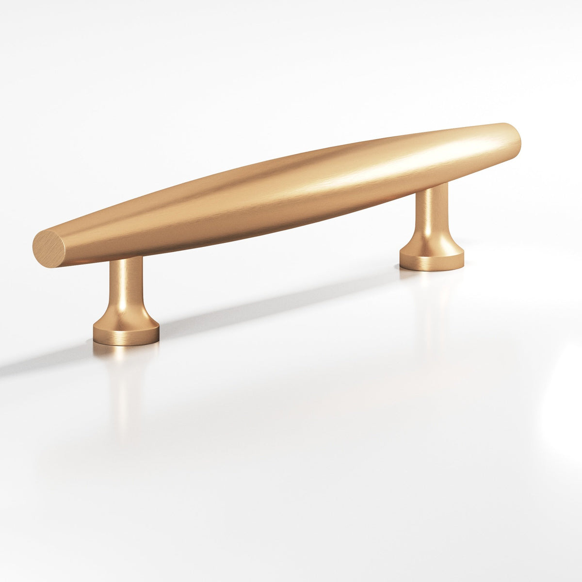 Colonial Bronze 297 Cigar Pull with Flared Posts, 1 in Diameter - Matte Satin Bronze