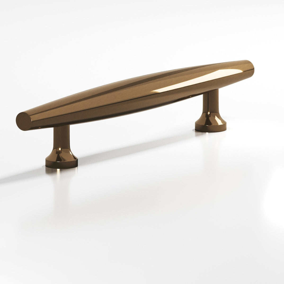 Colonial Bronze 293 Cigar Pull with Flared Posts, 3/4 in Diameter - Light Statuary Bronze