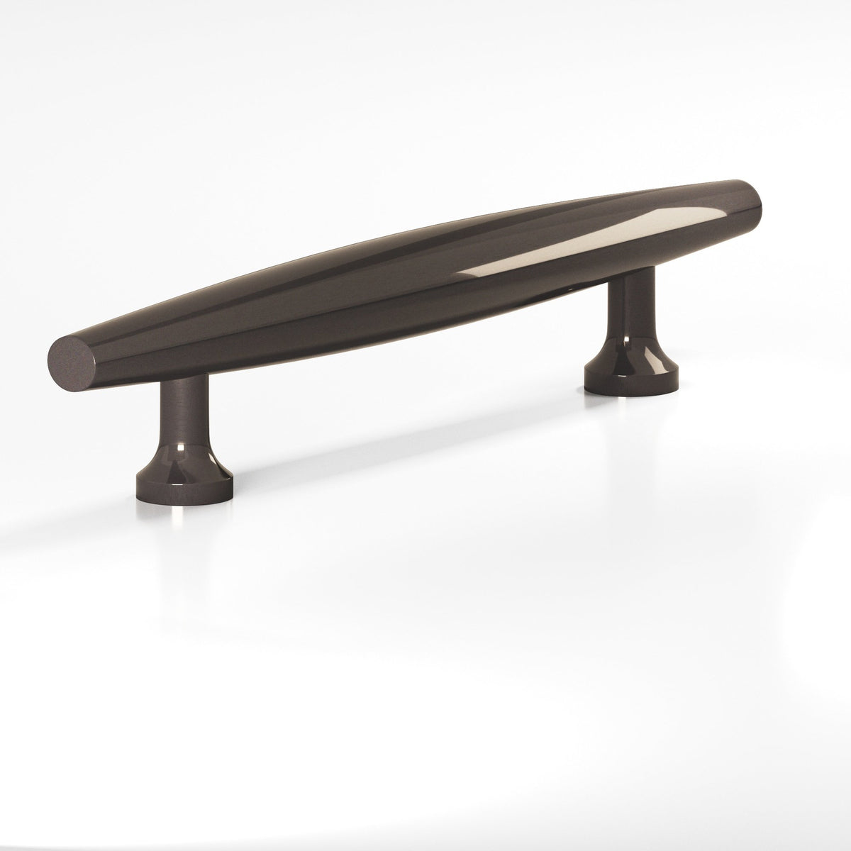 Colonial Bronze 293 Cigar Pull with Flared Posts, 3/4 in Diameter - Dark Statuary Bronze