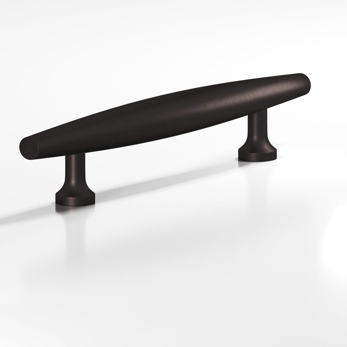 Colonial Bronze 293 Cigar Pull with Flared Posts, 3/4 in Diameter - Matte Dark Statuary Bronze