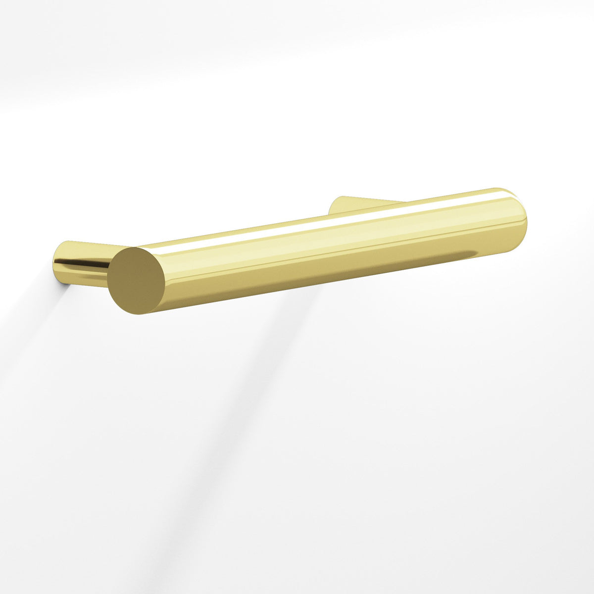 Colonial Bronze 300 Round Pull with Tapered Posts, 1/2 in Diameter - Polished Brass