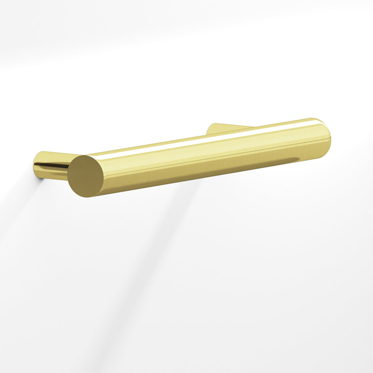 Colonial Bronze 300 Round Pull with Tapered Posts, 1/2 in Diameter - Unlacquered Polished Brass