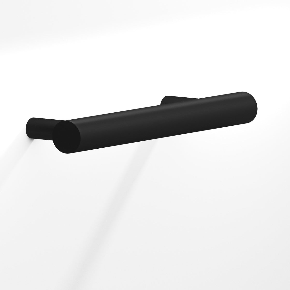 Colonial Bronze 300 Round Pull with Tapered Posts, 1/2 in Diameter - Matte Satin Black