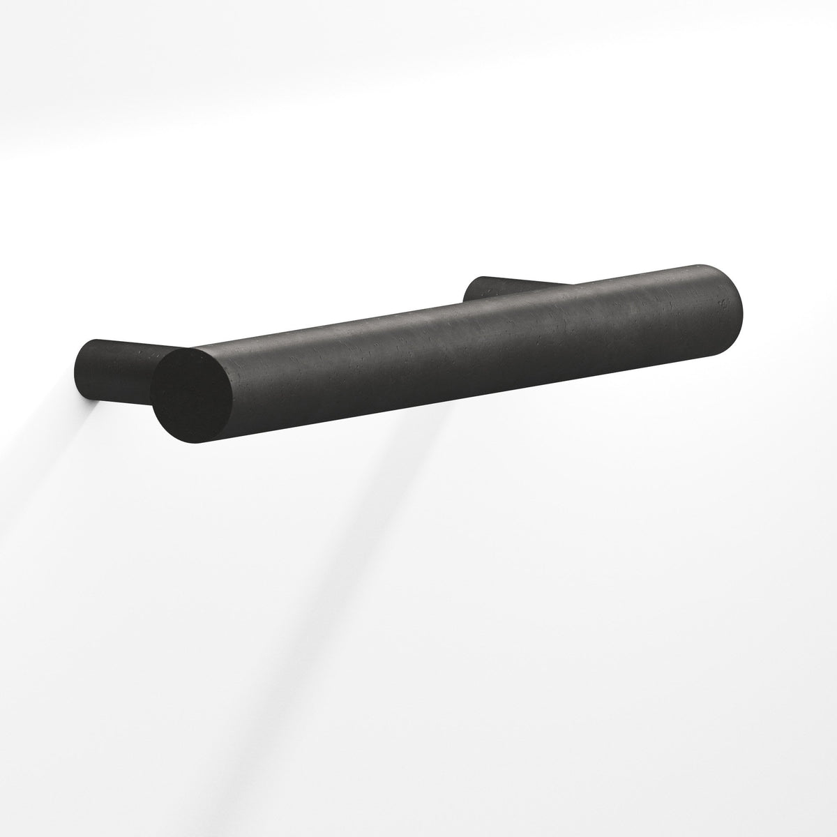 Colonial Bronze 300 Round Pull with Tapered Posts, 1/2 in Diameter - Distressed Satin Black