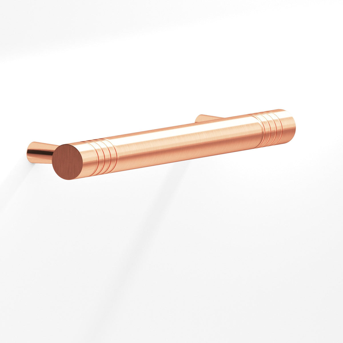 Colonial Bronze 304 Grooved Round Pull with Tapered Posts, 1/2 in Diameter - Satin Copper