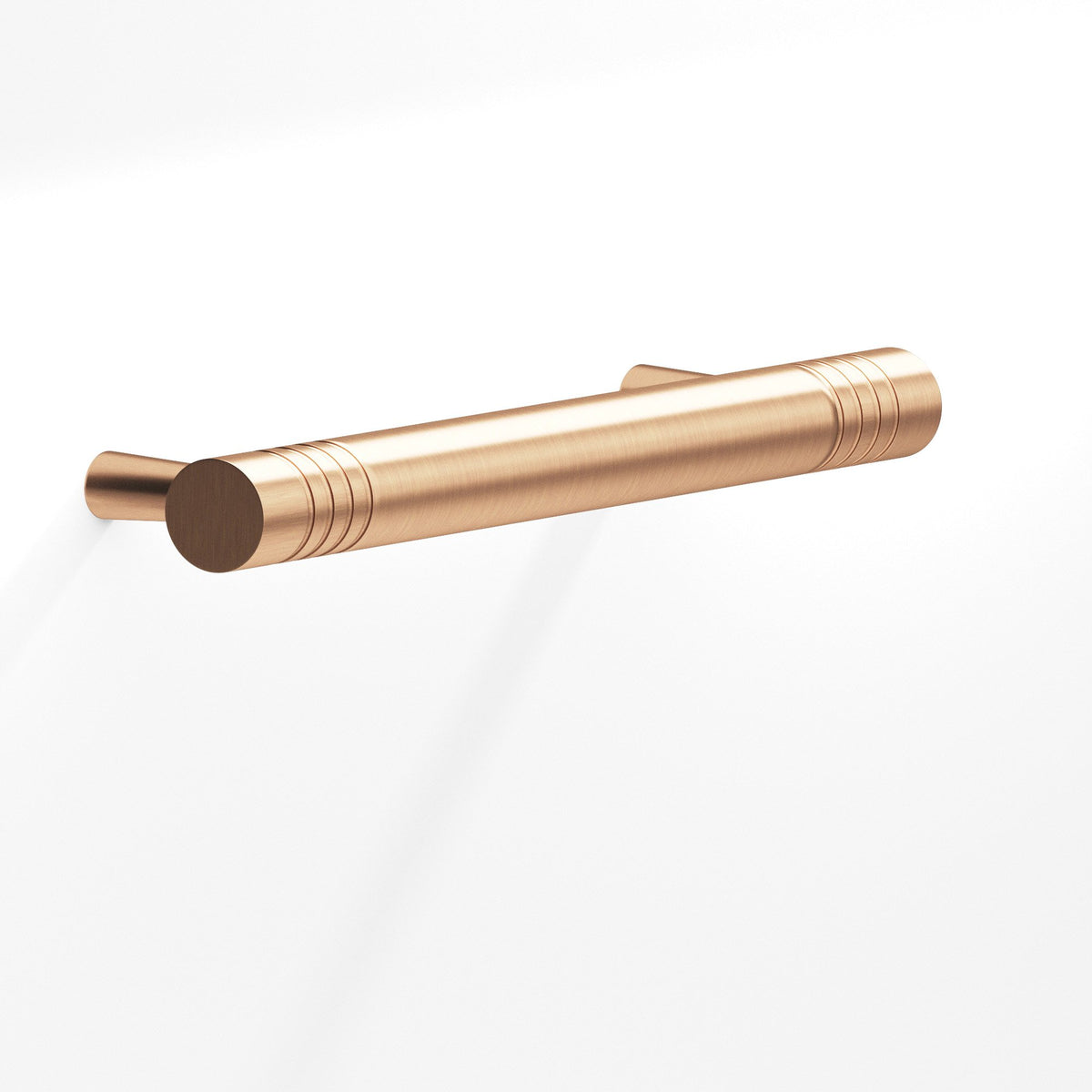 Colonial Bronze 304 Grooved Round Pull with Tapered Posts, 1/2 in Diameter - Satin Bronze