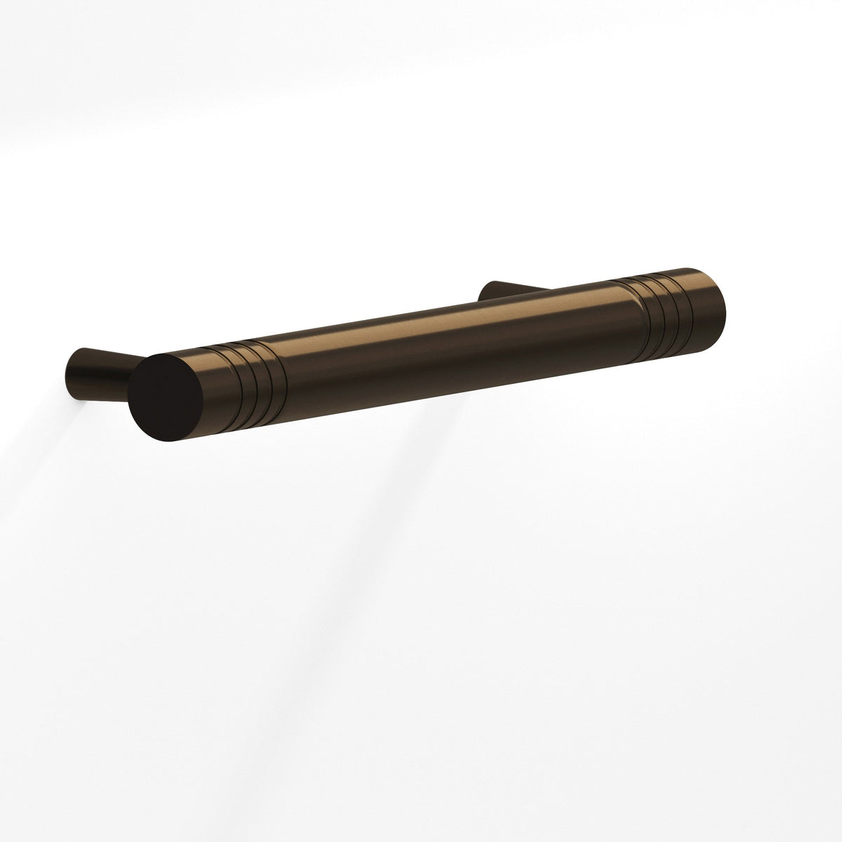 Colonial Bronze 304 Grooved Round Pull with Tapered Posts, 1/2 in Diameter - Oil Rubbed Bronze