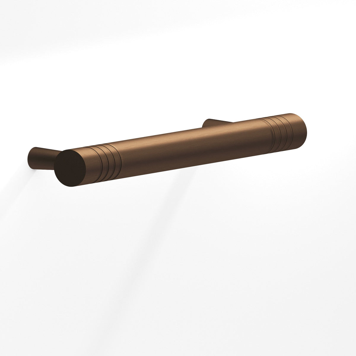Colonial Bronze 304 Grooved Round Pull with Tapered Posts, 1/2 in Diameter - Matte Oil Rubbed Bronze
