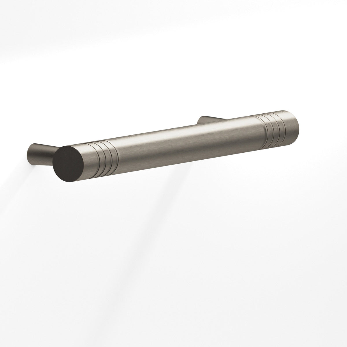 Colonial Bronze 304 Grooved Round Pull with Tapered Posts, 1/2 in Diameter - Matte Pewter